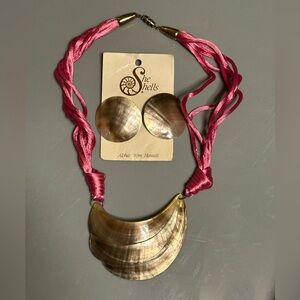 ⭐️VTG 80s Hawaii She Shells Jewelry Set